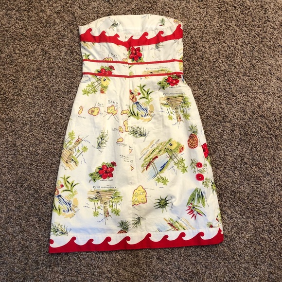 J.Crew Vintage Hawaiian Dress - Picture 2 of 8